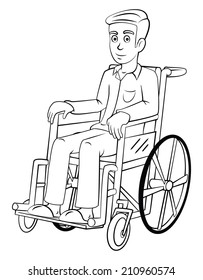 Man With Wheelchair