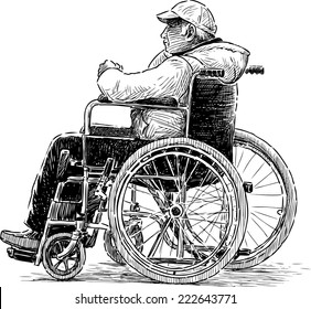 man in wheelchair