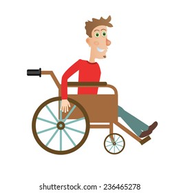 Man in wheelchair