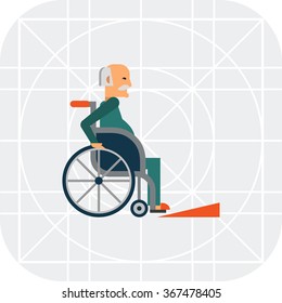 Man in wheelchair