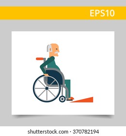 Man in wheelchair