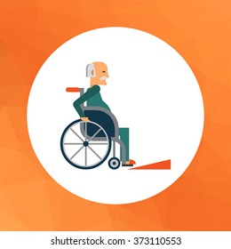 Man in wheelchair