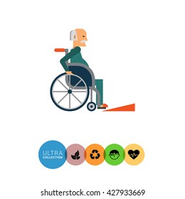 Man in wheelchair