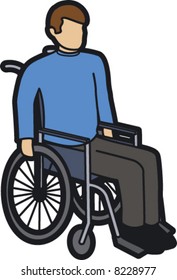 Man In Wheelchair