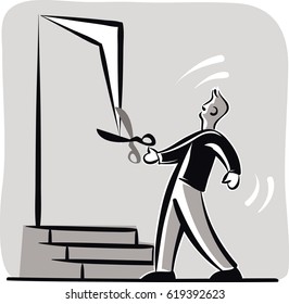 Man while you crop output.