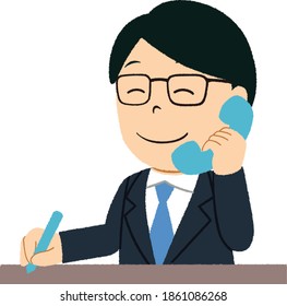 日本人 電話 相談 のイラスト素材 画像 ベクター画像 Shutterstock