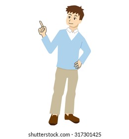 man who explains