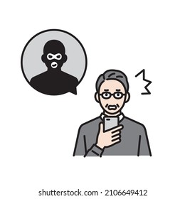 A man who gets a smartphone crime