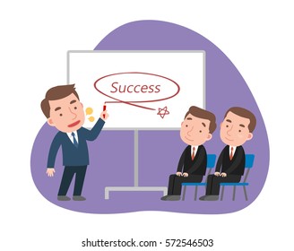 man who is making a presentation.
