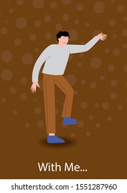 A man who says hello.
An invitation to use in print advertising, product design, greetings cards, sell a good illustration.