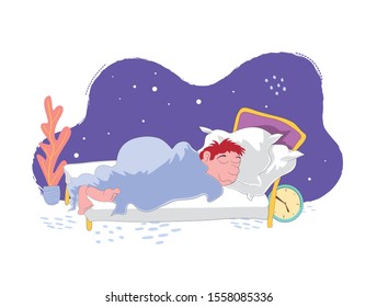 A man who seems to enjoy amusing sleep