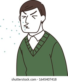 a man who is the source of infection