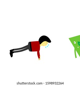 
a man who struggled to get the attention of the dollar