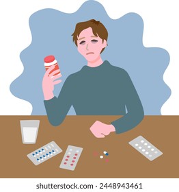 a man who takes a lot of drugs