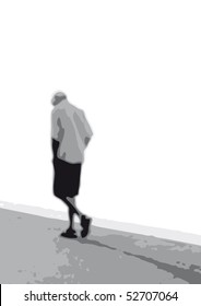 Man who walks alone