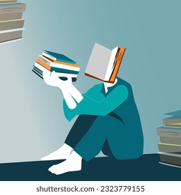 A man who wants to read a book but already knows the contents of the book, in order to celebrate national librarian day