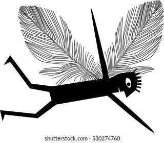 Man with wings