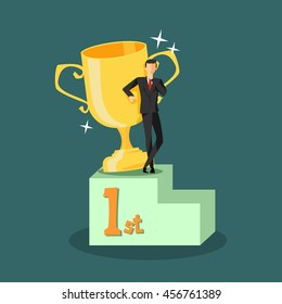 the man & the winner cup