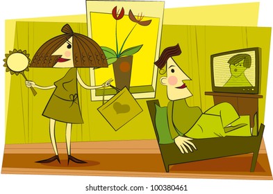 Man and woman