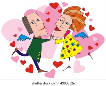 man and woman