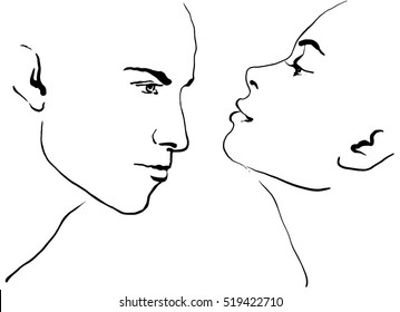 Dessin Visage Homme High Res Stock Images Shutterstock