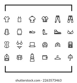 Man and woman apparel icon design