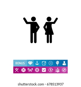 Man and Woman Concept Icon