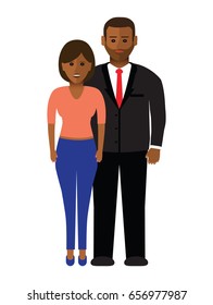 man and woman couple