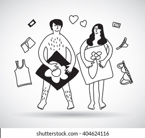 Man Woman Couple Naked Sex Relations Shutterstock