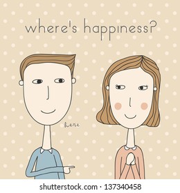 man and woman couples