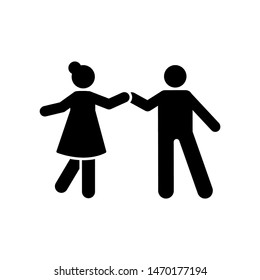 Man, woman, dance icon. Element of daily routine icon
