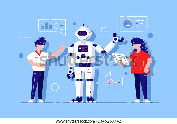 virtual talking robot