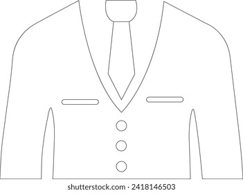 Man woman dress coat vector icon illustration eps