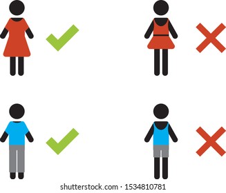 Man And Woman Dress Code