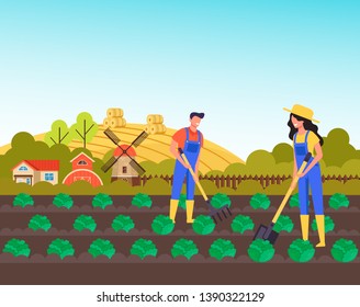 3,719 Cartoon woman farmer in field Images, Stock Photos & Vectors ...