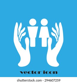 man woman hands