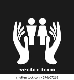 man woman hands