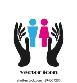 man woman hands