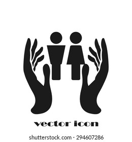 man woman hands