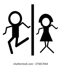 man and woman icon