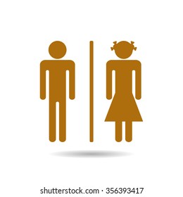 man and woman icon
