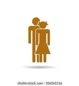 Man and woman icon