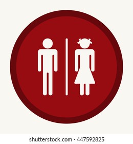 man and woman icon