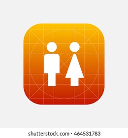 man and woman icon