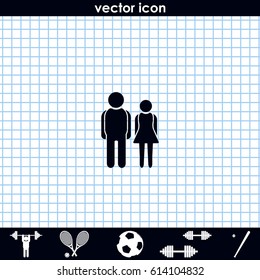 Man and Woman Icon.