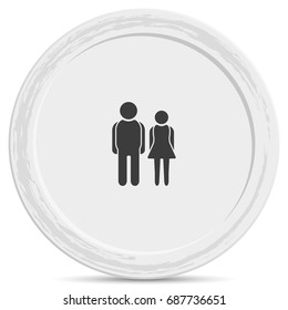 Man and Woman Icon.