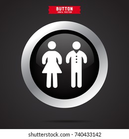 man and woman icon