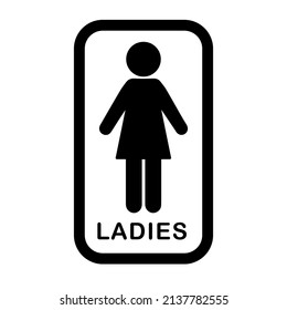 man and woman icon flat vector stock illustration isolated sign wc.