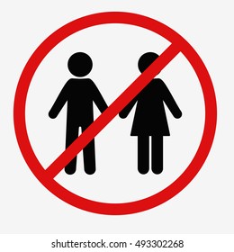man and woman icon flat vector stock illustration isolated sign wc