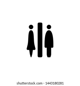 Man and woman icon. Toilet symbol